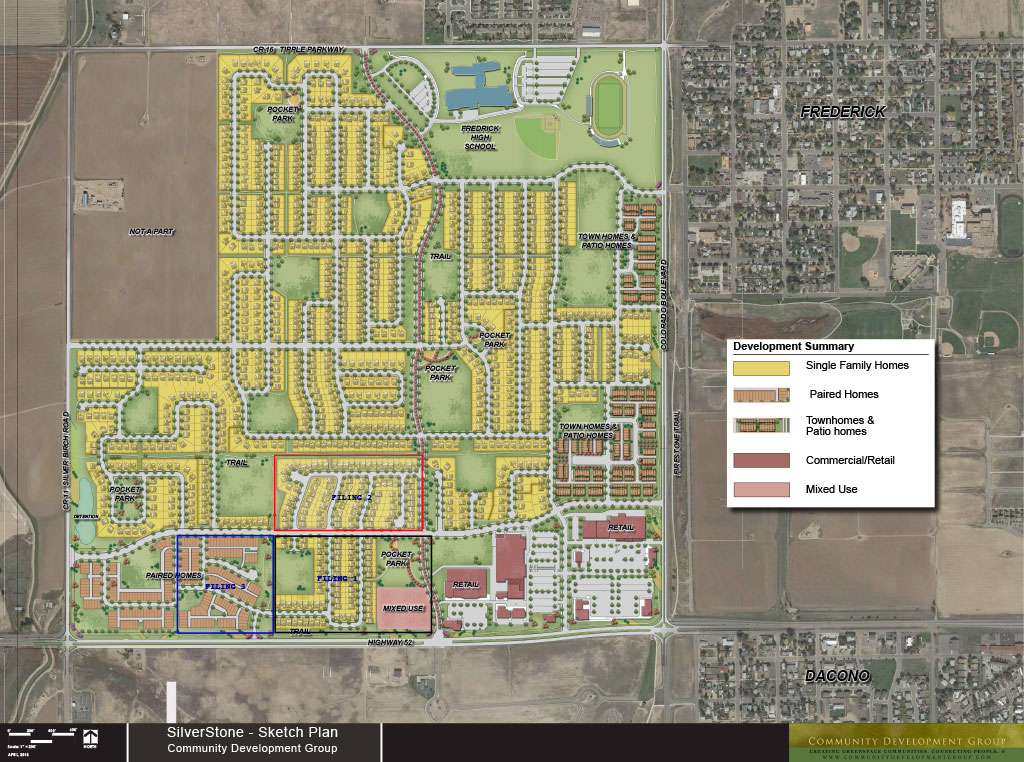 Map of Silverstone development